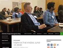 Tablet Screenshot of gwprojectmanagement.org